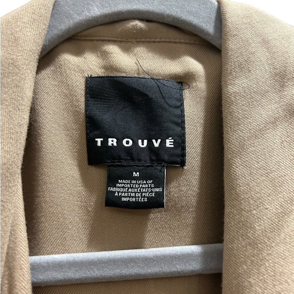 Trouvé Lightweight Short Trench Coat Nordstrom - Picture 3 of 3